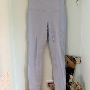 Women's Sky Blue High-Waisted Pants